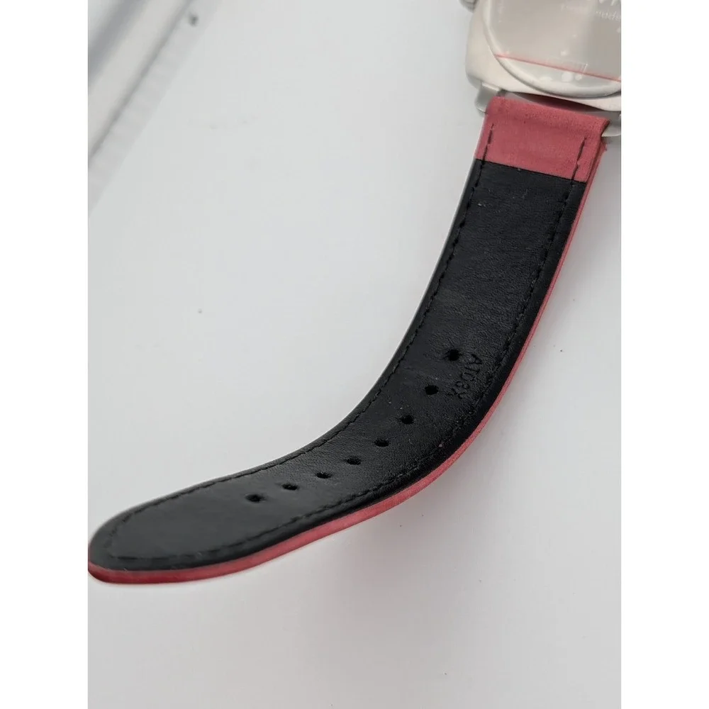 Calvin Klein Fraternity Swiss Made Watch Men 39mm Case Leather Band- New Battery